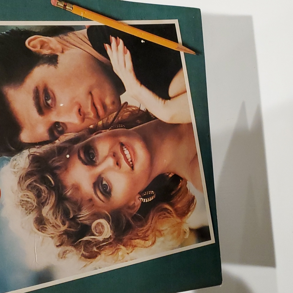 The original Soundtrack Grease 2 vinyls disc